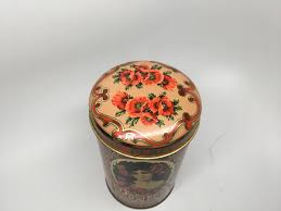 VTG POPPY Highly Perfumed Talcum Powder Collectible Tin - Made in England | eBay Australia