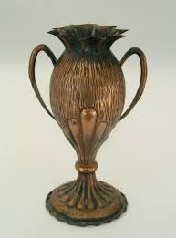 ANTIQUE HAND FORGED 5 1/8" COPPER VASE / URN w/ HANDLES - VERY DETAILED & UNIQUE | eBay