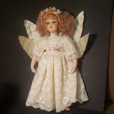 The Granville House Collection 13" Porcelain Angel Doll 2000 Item No. 3375 COA | eBay