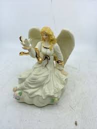 Classic Treasures Porcelain Angel with White Dove Musical Figurine TTMSS010 | eBay