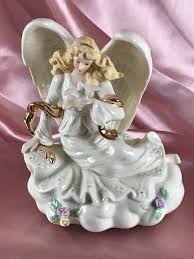 Elegant White Angel Music Box - Etsy