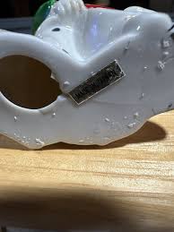 vintage figurine of Porcelain white clown playing the bass ...