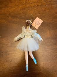 Vintage Porcelain Ballerina Blue Tutu, beautiful outfit ornament | eBay