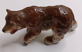 Prowling Walking Hungry Brown Bear Open Mouth Tongue ...