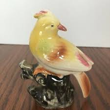 VTG Springtime yellow Ceramic/Porcelain Bird Figurines | eBay