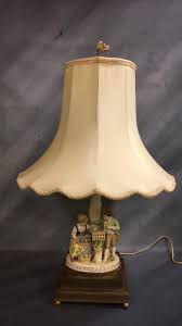 Sold at Auction: Vintage Victorian Figurine Porcelain Table Lamp