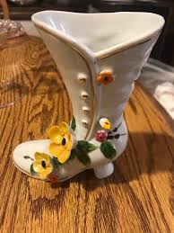 High Top Shoe or Boot Ceramic Collectible by Royal Crown, 5 ...