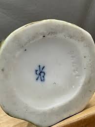 Antique German Kister Porcelain Figurine Man Carrying Baskets | eBay