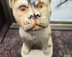 Sale Bulldog Chalk Ware Bust - Etsy