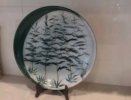 Earthly Arts Pottery, Decorative Plate 11" With Trees | eBay