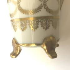 Vintage Antique Vieux Paris Porcelain Gold Gilt Hand painted ...