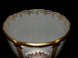 Fabulous Pair of Meissen Porcelain Glass Coolers/Cachepots ...