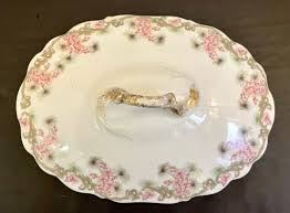 Handled Covered Footed Soup Tureen/Dish -Elite Works-Limoges, France-St. Martial | eBay