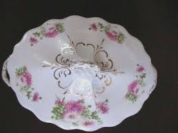 Antique O.C. Co. Limoges Porcelain Covered Serving Bowl Pink Flowers Gold Trim | eBay