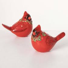 Holiday Cardinal Figurines | Vintage Crossroads