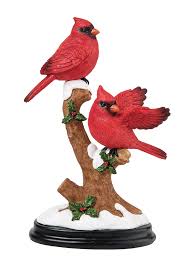 Winter Cardinals Figurine