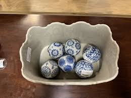 Blue Willow Planter - 12l x 9w x 8h – Franklin's