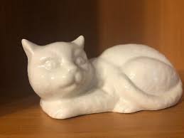 Vintage Otagiri Japan Sleeping Cat Figurine White 5.5 " | eBay