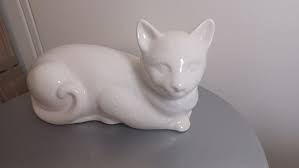 Cracked Ceramic Cat Handcrafted in French Art Deco Style - Etsy
