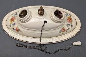 Outstanding PORCELIER 2-Bulb Porcelain Ceiling Light: Art ...