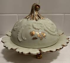 Antique EAPG Victorian Northwood Louis XV Butter Dish ...