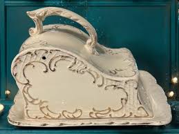 Antique Xlarge Covered Cheese/butter Dish Porcelain Germany ...