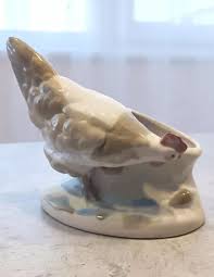 SOVIET PORCELAIN FIGURINE – Porcupine Pencil Holder – LFZ ...