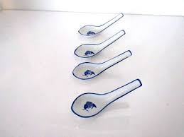 Vintage Asian Chinese Koi Fish Pottery Collectible Spoon ...