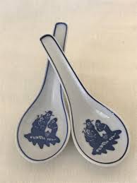 Chinese Three Sages Porcelain Spoon - Etsy