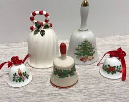 Vintage Lot of Christmas Collector Bells Princess House Brinn's Holiday Decor - Etsy