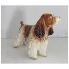 Vintage Made In Japan Painted Porcelain Cocker Spaniel Dog ...