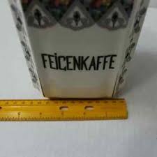 Vintage Czechoslovakia Coronet Elli Canister Feigenkaffe Coffee | eBay