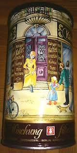 COFFEE TIN BOX Kaiser`s Kaffee-Geshaft AG Viersen Germany Kaiser's Filiale 1880. | eBay