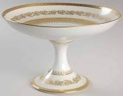 Imperiale Round Compote (Height X Width) by Ceralene | Replacements, Ltd.