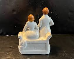 Vintage Hand Painted Porcelain Couple With Cello Japan - Etsy
