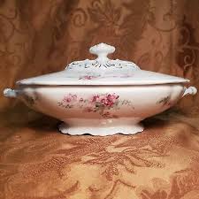 Antique (from 1907) WOOD & SON Semi Porcelain Handled Covered Serving Dish | eBay