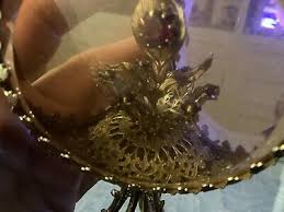 Antique Ormolu Perfume Atomizer Beveled Amber Glass French Rococo | eBay