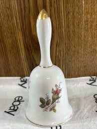 Vintage Bell 5" Printed Flowers Decoration Glass Bell | eBay
