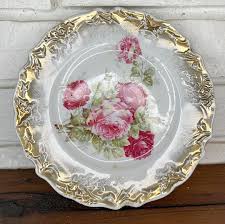 Antique 1900-1919 Three Crown China Dessert Plate - Pink ...