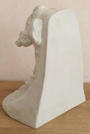 Large Porcelain Biscuit Statue The Frightened Child Signed Fortiny No. 82 | eBay