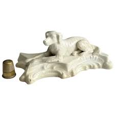 Similar Items to Georgian Pottery Dog Figure English C 1830