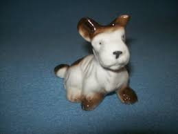 Vintage Japan Brown-White Spotted Ceramic Porcelain Sitting ...