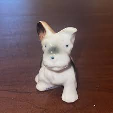 Vintage Porcelain Scottish Terrier Dog Figurine Made in ...