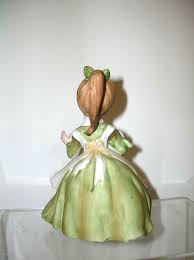 LEFTON GIRL IN GREEN DRESS FIGURINE # KW4200 | eBay