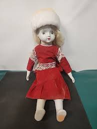 Bisque Porcelain Doll 1970s Vintage Cottagecore Russian Look ...