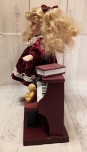 Genuine Collector's Choice, Dan-Dee Porcelain Doll, Piano Bear & Book | eBay