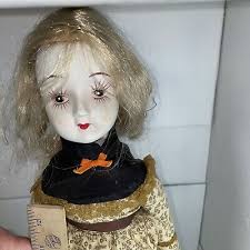 Walda Bisque Porcelain Doll 1970s Vintage Cottagecore Victorian Style Hand Paint | eBay