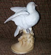 Vtg Lefton China Handpainted White Dove Figurine/ # KW 2291 | eBay