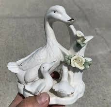 Rare UGLY DUCKLING Yellow Rose of Texas Gold Dipped Beak Duck Figurine ❤️sj10m6 | eBay Australia