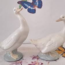 Vintage Pair Nao Lladro Geese Figurines Hand Made in Spain Daisa 1978 - Etsy